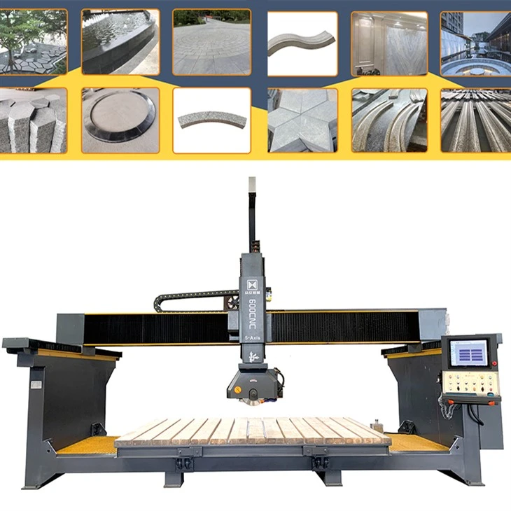 Machine de découpe et de polissage de granit